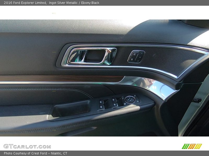 Ingot Silver Metallic / Ebony Black 2016 Ford Explorer Limited