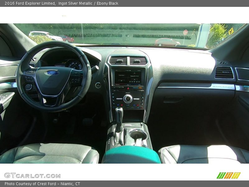 Ingot Silver Metallic / Ebony Black 2016 Ford Explorer Limited