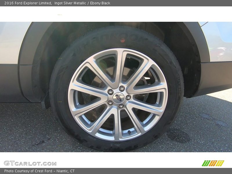 Ingot Silver Metallic / Ebony Black 2016 Ford Explorer Limited