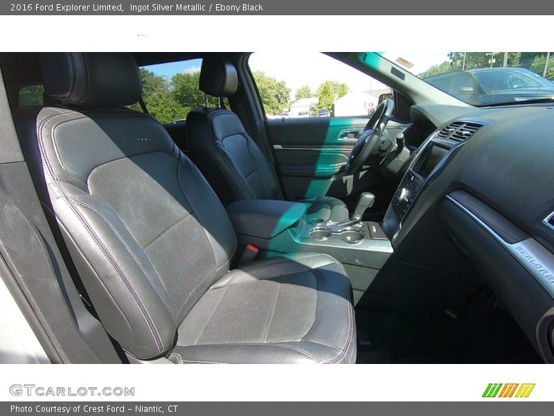 Ingot Silver Metallic / Ebony Black 2016 Ford Explorer Limited