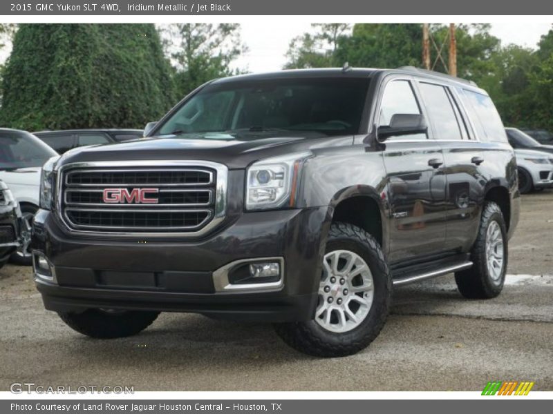 Iridium Metallic / Jet Black 2015 GMC Yukon SLT 4WD