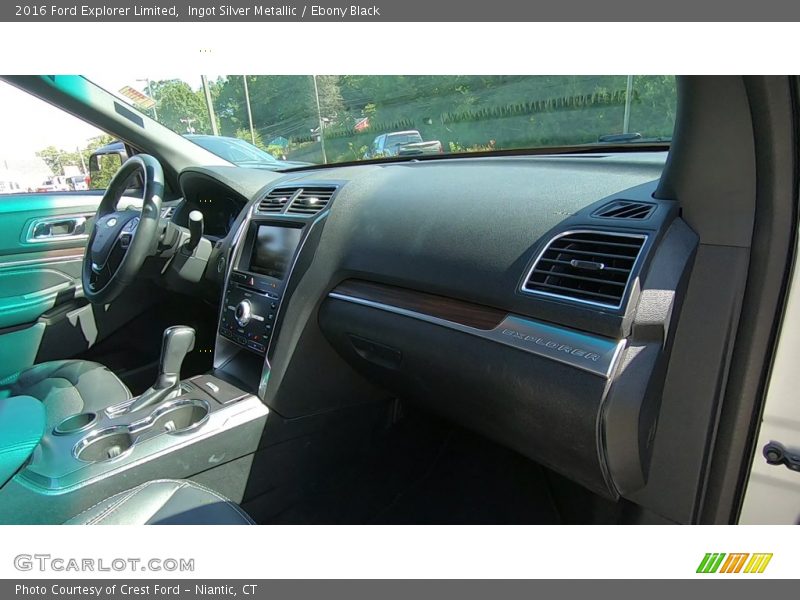Ingot Silver Metallic / Ebony Black 2016 Ford Explorer Limited