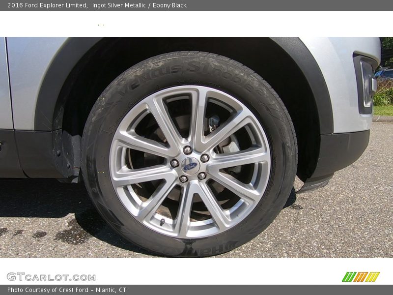 Ingot Silver Metallic / Ebony Black 2016 Ford Explorer Limited