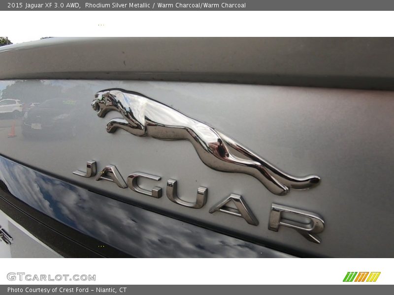 Rhodium Silver Metallic / Warm Charcoal/Warm Charcoal 2015 Jaguar XF 3.0 AWD
