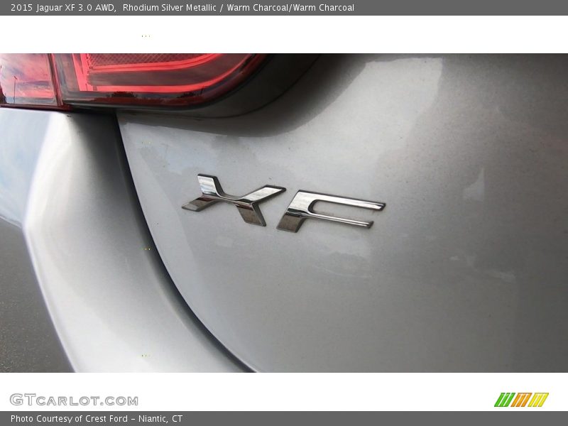 Rhodium Silver Metallic / Warm Charcoal/Warm Charcoal 2015 Jaguar XF 3.0 AWD
