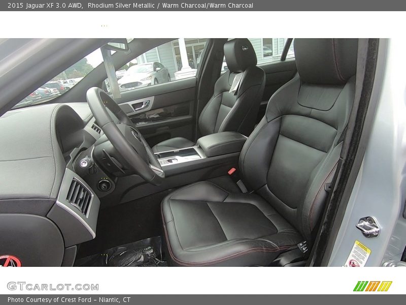Rhodium Silver Metallic / Warm Charcoal/Warm Charcoal 2015 Jaguar XF 3.0 AWD