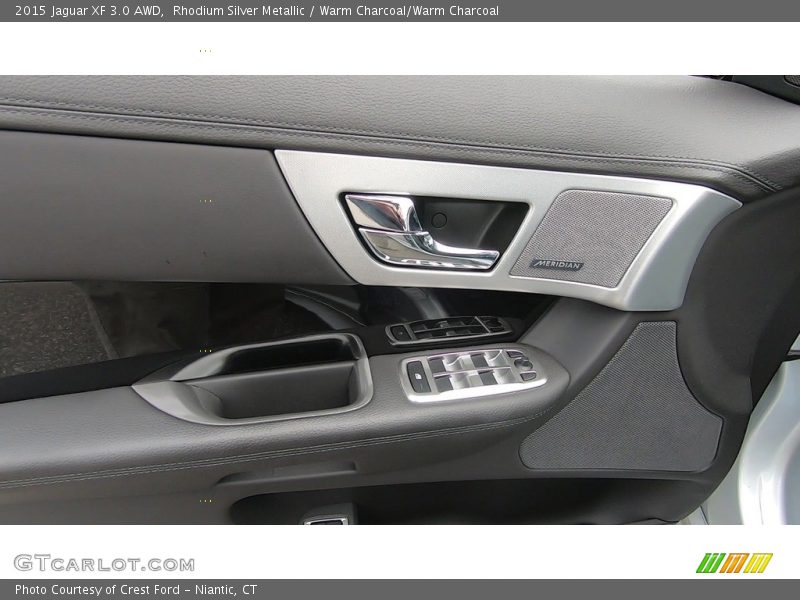Rhodium Silver Metallic / Warm Charcoal/Warm Charcoal 2015 Jaguar XF 3.0 AWD