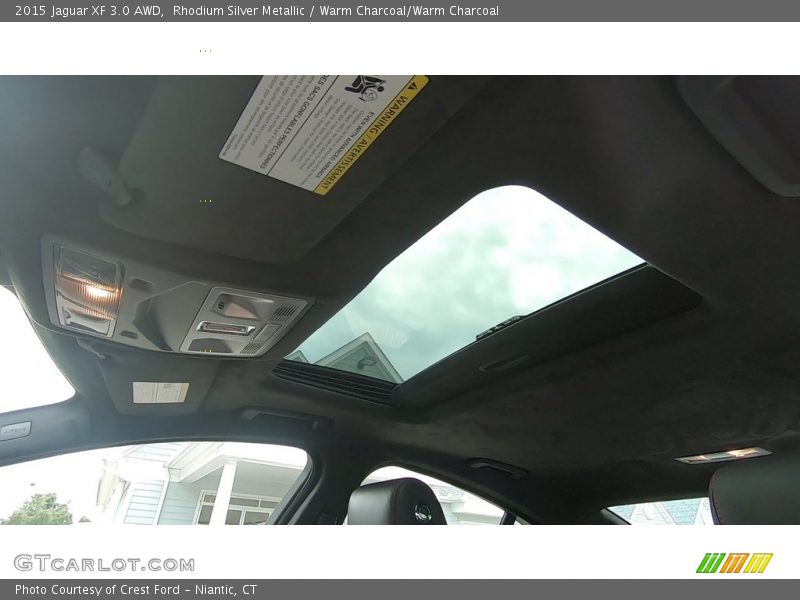 Rhodium Silver Metallic / Warm Charcoal/Warm Charcoal 2015 Jaguar XF 3.0 AWD
