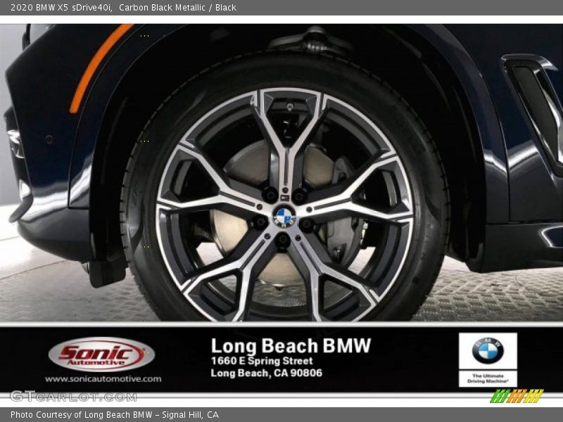 Carbon Black Metallic / Black 2020 BMW X5 sDrive40i