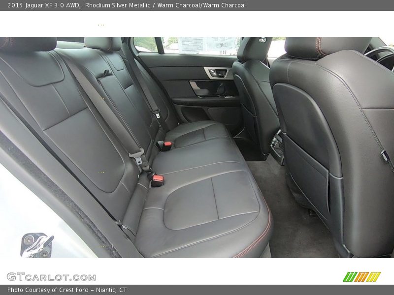 Rhodium Silver Metallic / Warm Charcoal/Warm Charcoal 2015 Jaguar XF 3.0 AWD