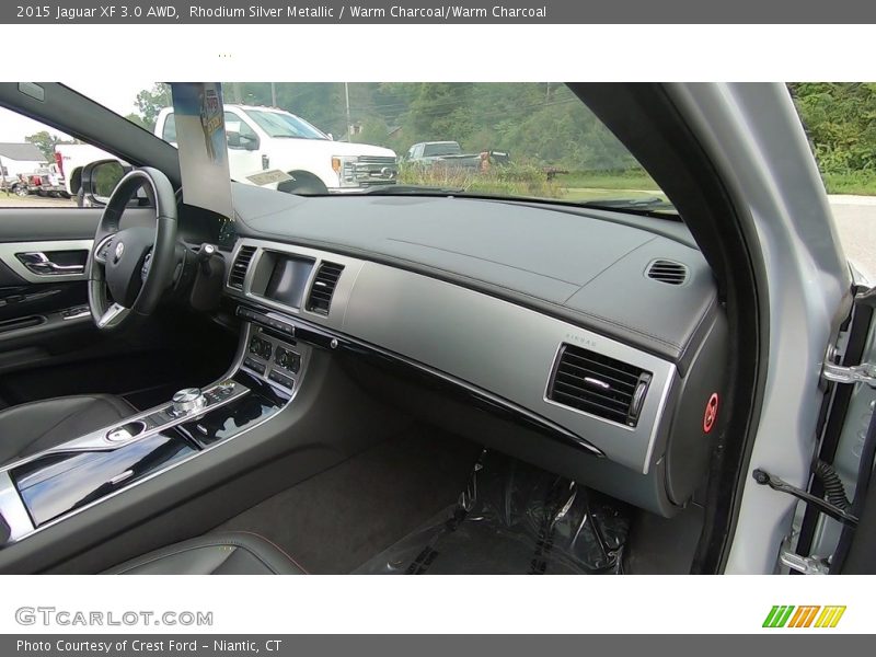 Rhodium Silver Metallic / Warm Charcoal/Warm Charcoal 2015 Jaguar XF 3.0 AWD