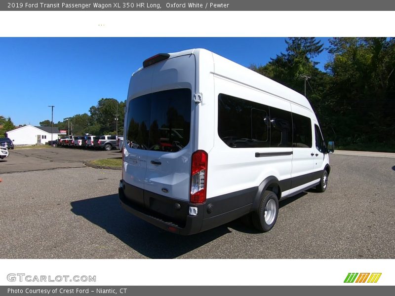 Oxford White / Pewter 2019 Ford Transit Passenger Wagon XL 350 HR Long