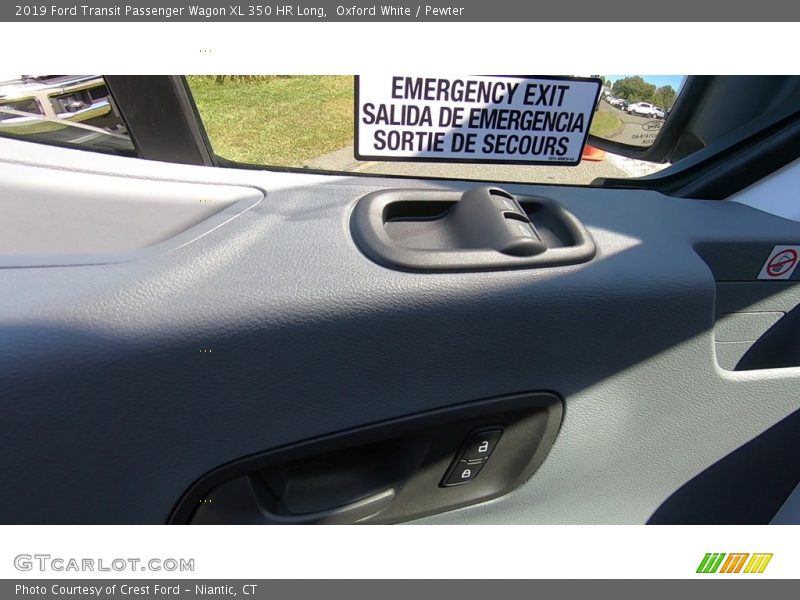 Oxford White / Pewter 2019 Ford Transit Passenger Wagon XL 350 HR Long