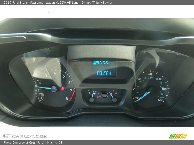 Oxford White / Pewter 2019 Ford Transit Passenger Wagon XL 350 HR Long