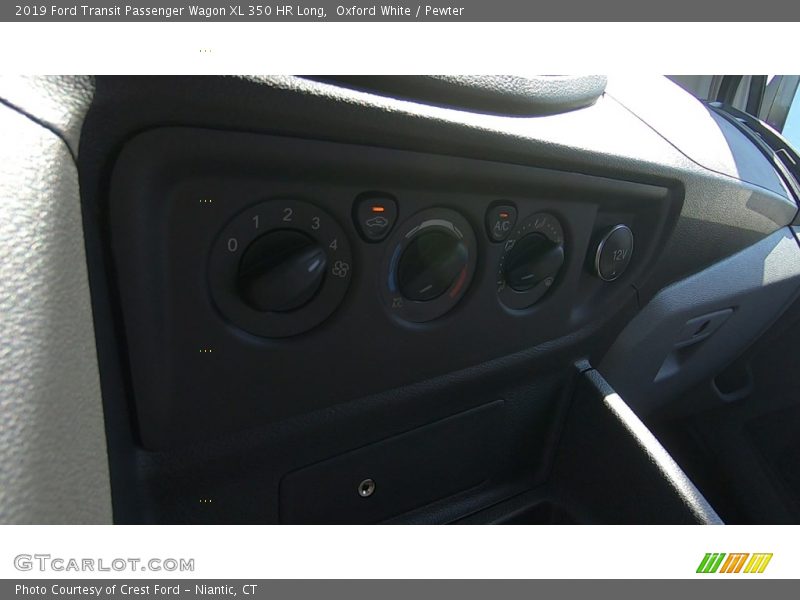Oxford White / Pewter 2019 Ford Transit Passenger Wagon XL 350 HR Long