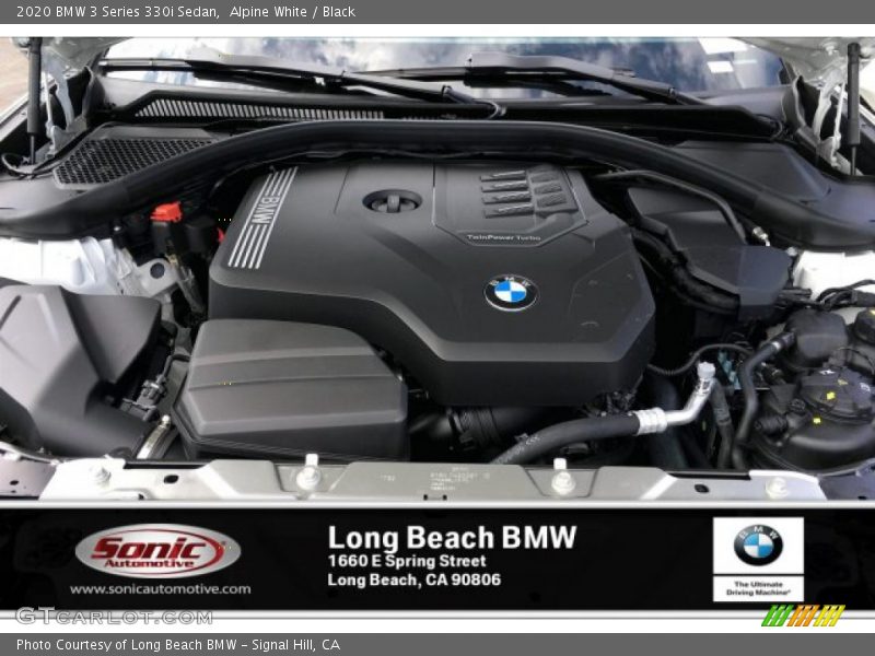 Alpine White / Black 2020 BMW 3 Series 330i Sedan