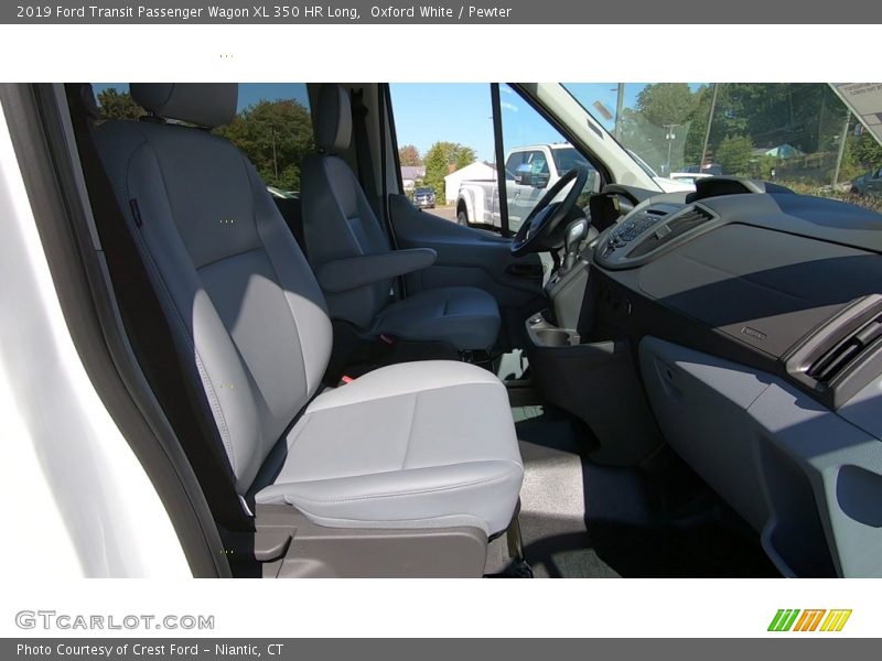 Oxford White / Pewter 2019 Ford Transit Passenger Wagon XL 350 HR Long