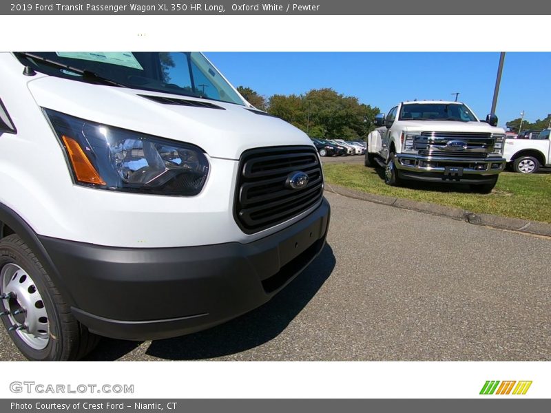 Oxford White / Pewter 2019 Ford Transit Passenger Wagon XL 350 HR Long