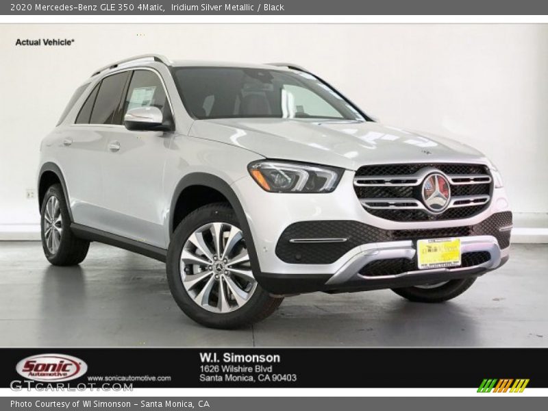 Iridium Silver Metallic / Black 2020 Mercedes-Benz GLE 350 4Matic