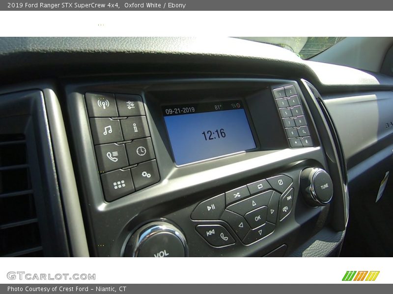 Oxford White / Ebony 2019 Ford Ranger STX SuperCrew 4x4