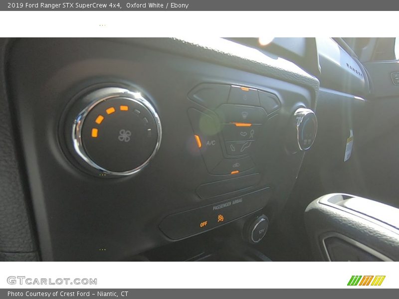 Oxford White / Ebony 2019 Ford Ranger STX SuperCrew 4x4