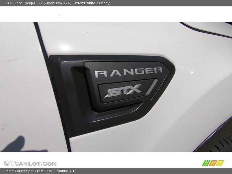 Oxford White / Ebony 2019 Ford Ranger STX SuperCrew 4x4