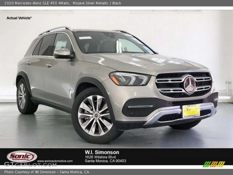 Mojave Silver Metallic / Black 2020 Mercedes-Benz GLE 450 4Matic
