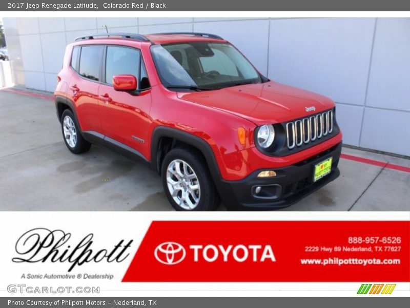 Colorado Red / Black 2017 Jeep Renegade Latitude