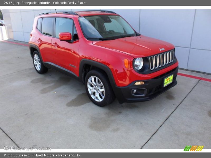 Colorado Red / Black 2017 Jeep Renegade Latitude