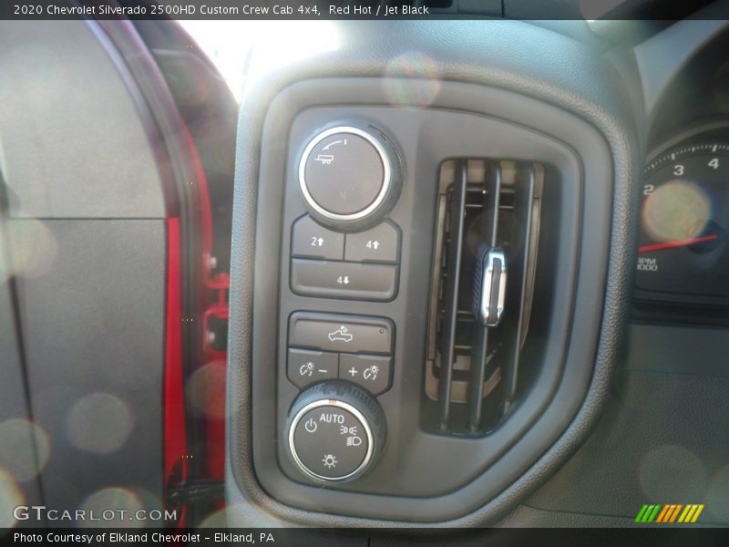 Red Hot / Jet Black 2020 Chevrolet Silverado 2500HD Custom Crew Cab 4x4