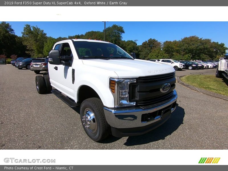 Oxford White / Earth Gray 2019 Ford F350 Super Duty XL SuperCab 4x4