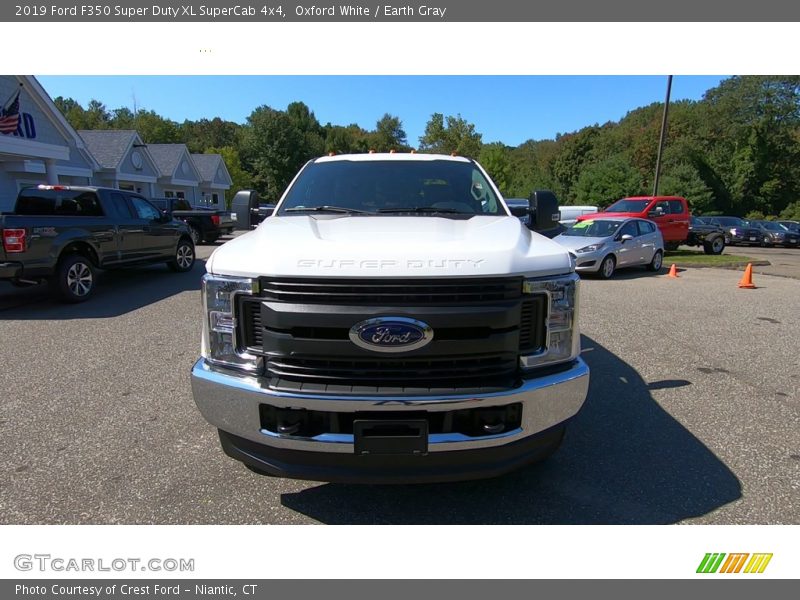 Oxford White / Earth Gray 2019 Ford F350 Super Duty XL SuperCab 4x4