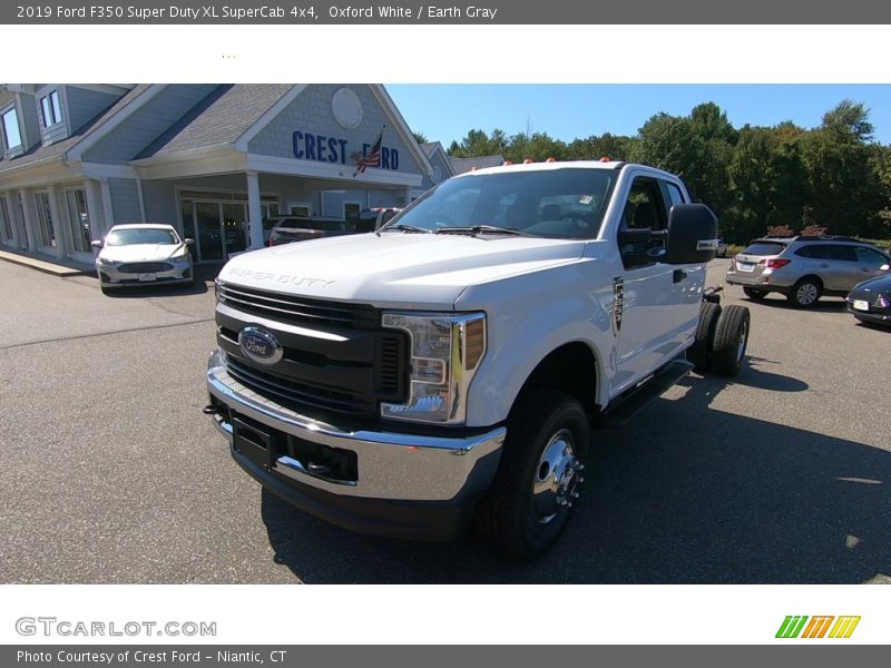 Oxford White / Earth Gray 2019 Ford F350 Super Duty XL SuperCab 4x4