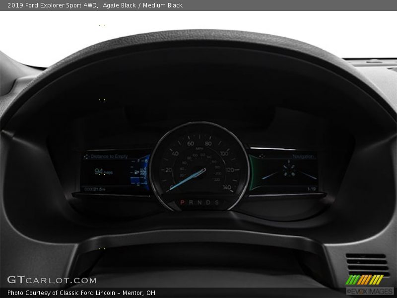 Agate Black / Medium Black 2019 Ford Explorer Sport 4WD