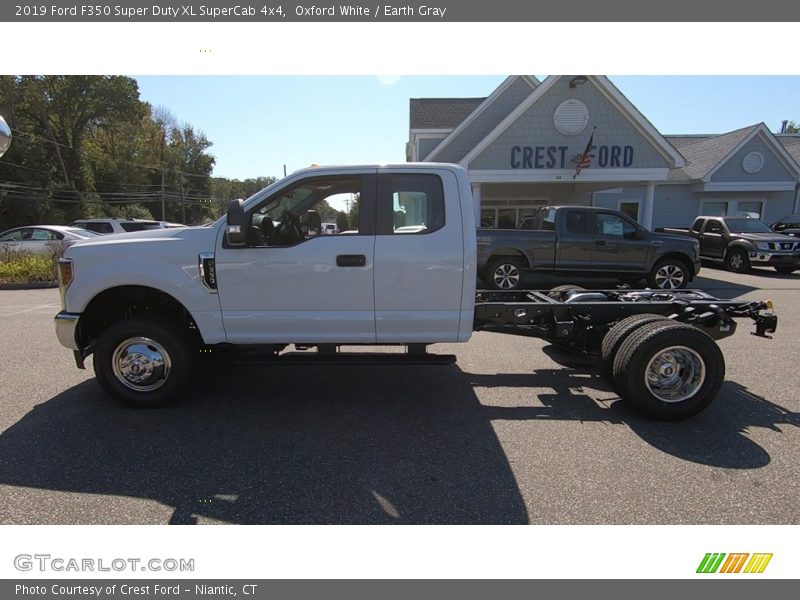 Oxford White / Earth Gray 2019 Ford F350 Super Duty XL SuperCab 4x4