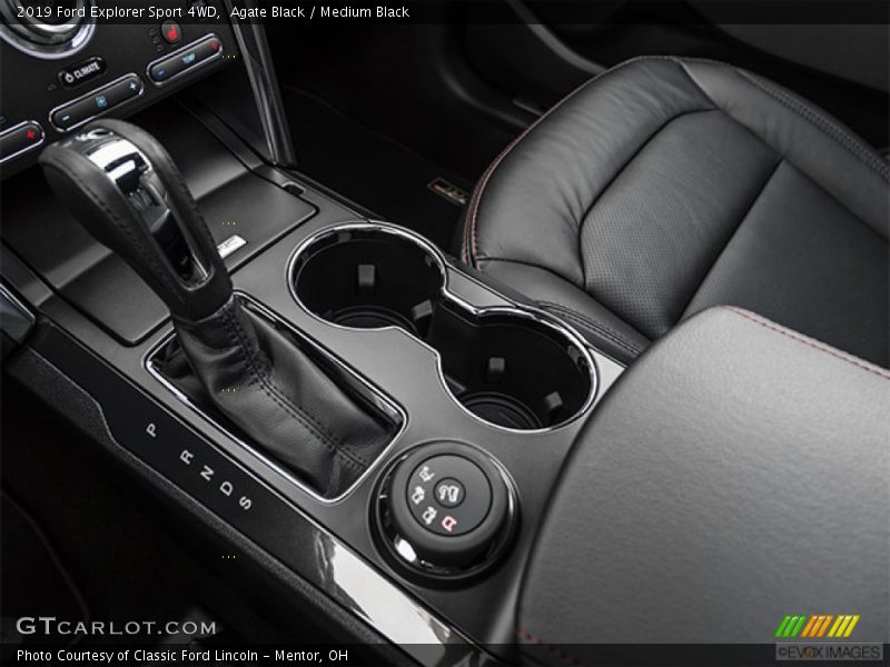 Agate Black / Medium Black 2019 Ford Explorer Sport 4WD