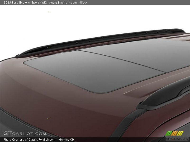 Agate Black / Medium Black 2019 Ford Explorer Sport 4WD