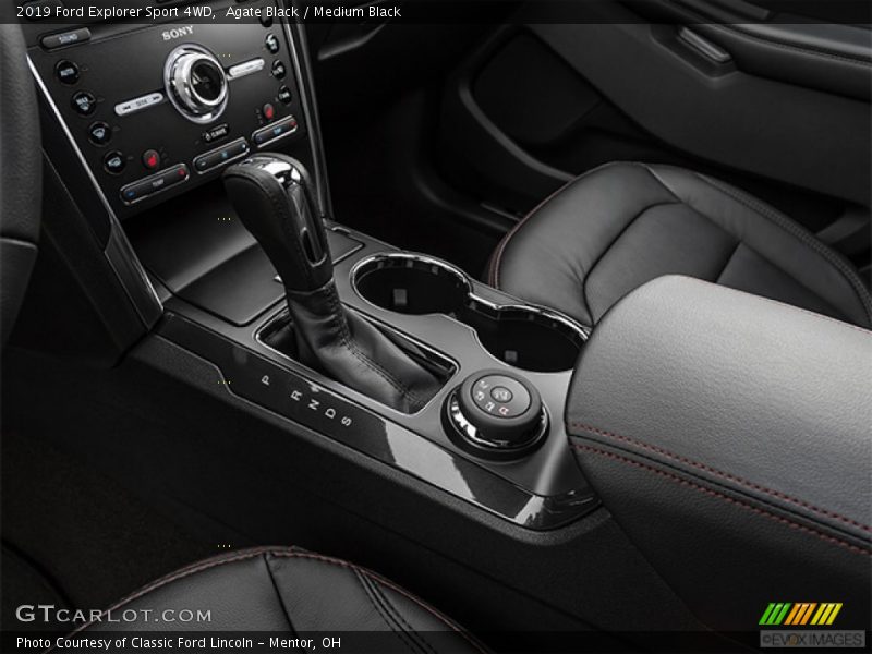 Agate Black / Medium Black 2019 Ford Explorer Sport 4WD