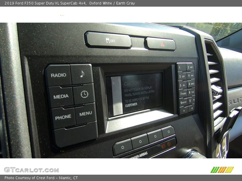 Oxford White / Earth Gray 2019 Ford F350 Super Duty XL SuperCab 4x4
