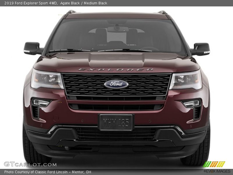 Agate Black / Medium Black 2019 Ford Explorer Sport 4WD