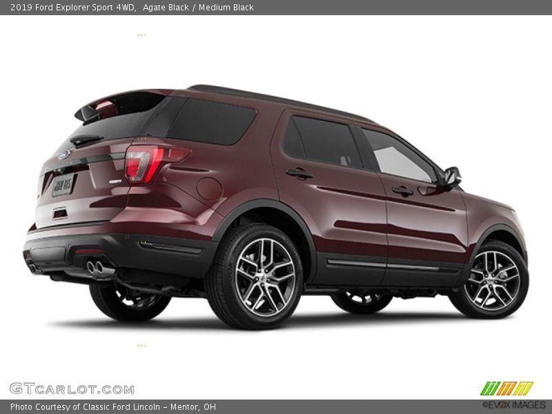 Agate Black / Medium Black 2019 Ford Explorer Sport 4WD