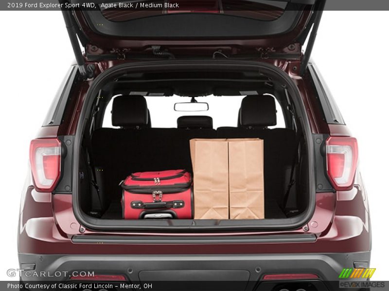 Agate Black / Medium Black 2019 Ford Explorer Sport 4WD