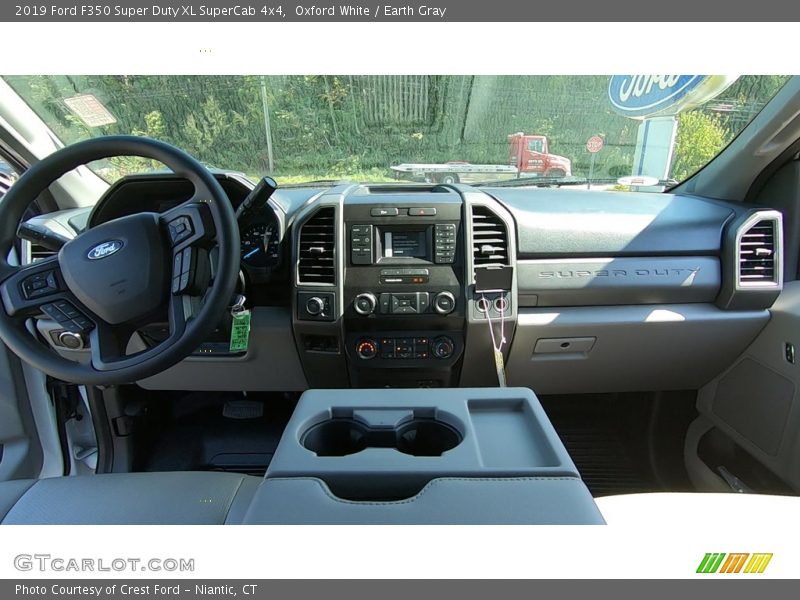 Oxford White / Earth Gray 2019 Ford F350 Super Duty XL SuperCab 4x4