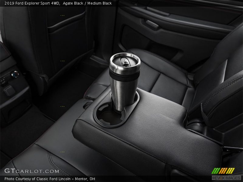 Agate Black / Medium Black 2019 Ford Explorer Sport 4WD