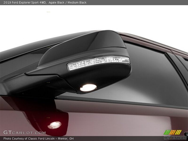 Agate Black / Medium Black 2019 Ford Explorer Sport 4WD