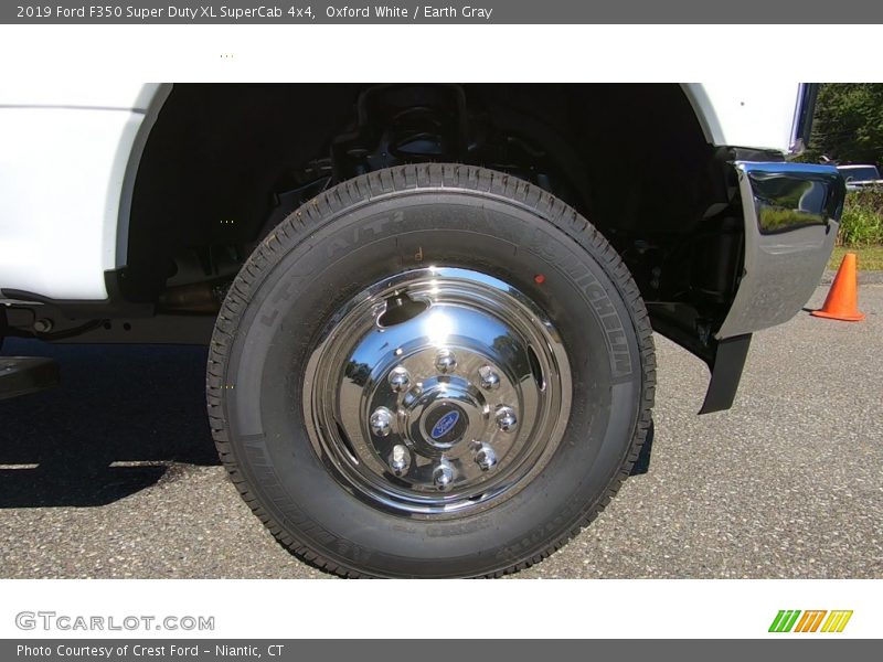 Oxford White / Earth Gray 2019 Ford F350 Super Duty XL SuperCab 4x4
