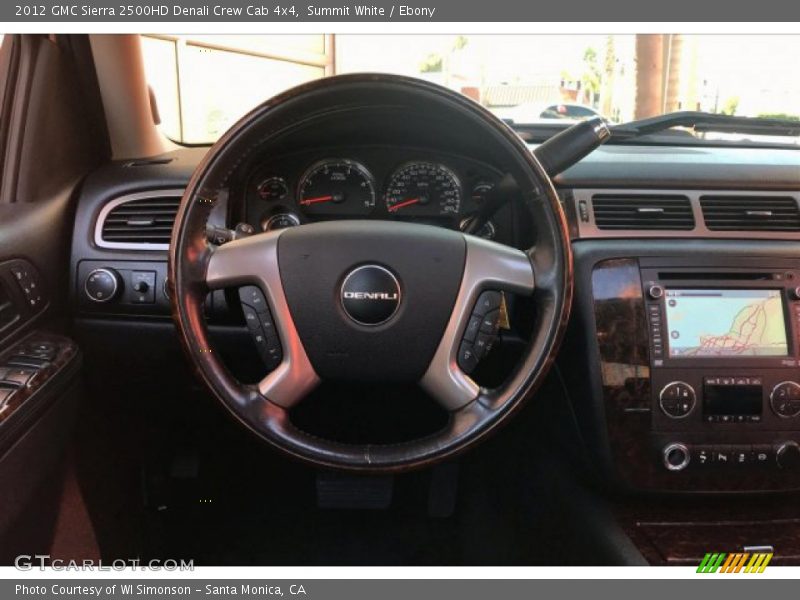 Summit White / Ebony 2012 GMC Sierra 2500HD Denali Crew Cab 4x4