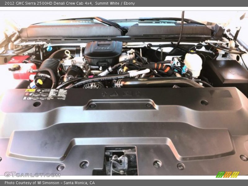Summit White / Ebony 2012 GMC Sierra 2500HD Denali Crew Cab 4x4