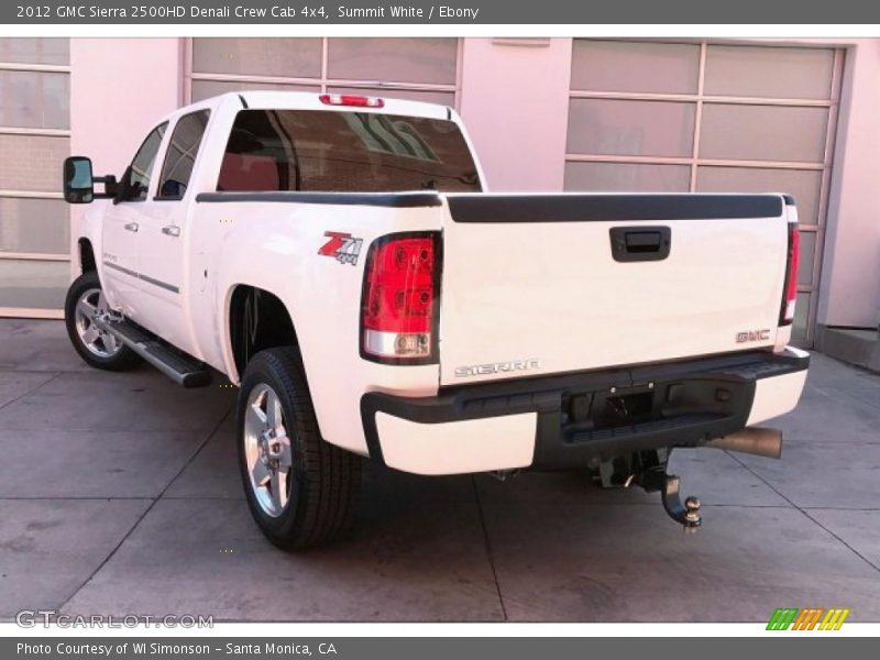 Summit White / Ebony 2012 GMC Sierra 2500HD Denali Crew Cab 4x4