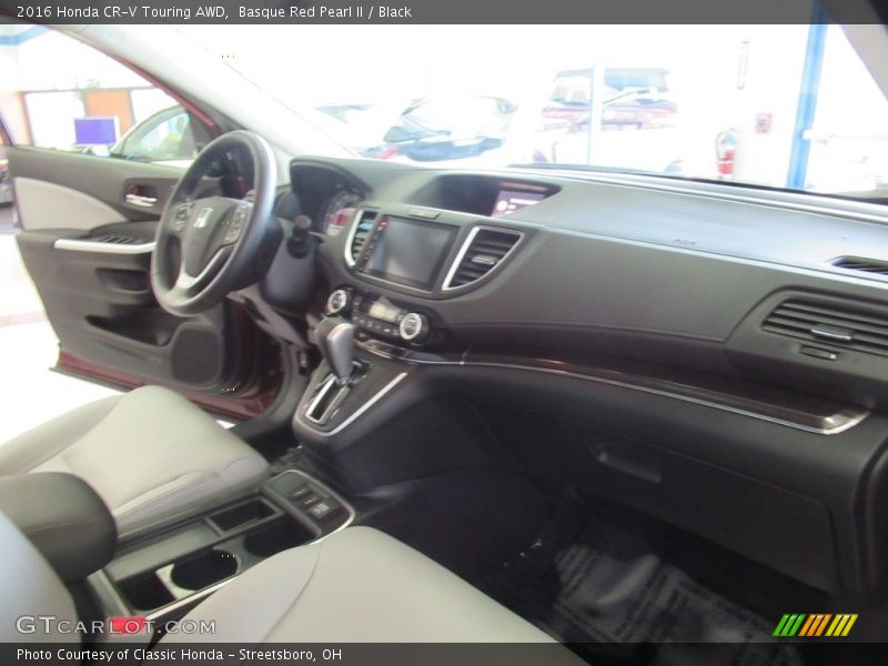 Basque Red Pearl II / Black 2016 Honda CR-V Touring AWD